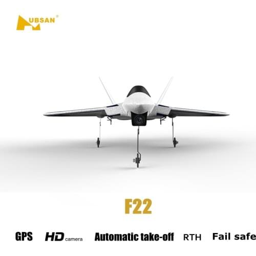 HUBSAN ZINO F22 310mm Wingspan EPO FPV RC Aircraft 720P Camera HT015B Transmitter GPS Drone Brushed 2.4GHz 4CH RTF Fidget Toys