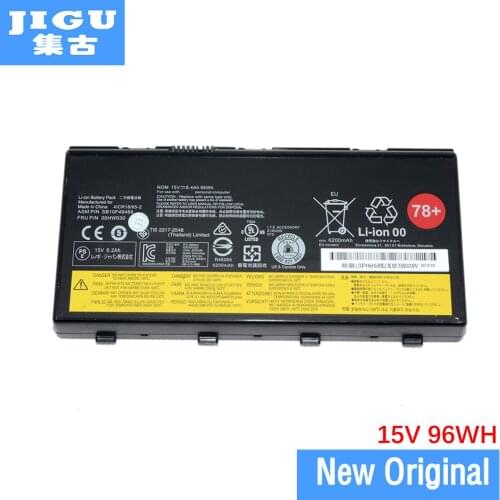 JIGU 15V Original laptop Battery 00HW030 SB10F46468 For Lenovo ThinkPad P70 P71 96WH