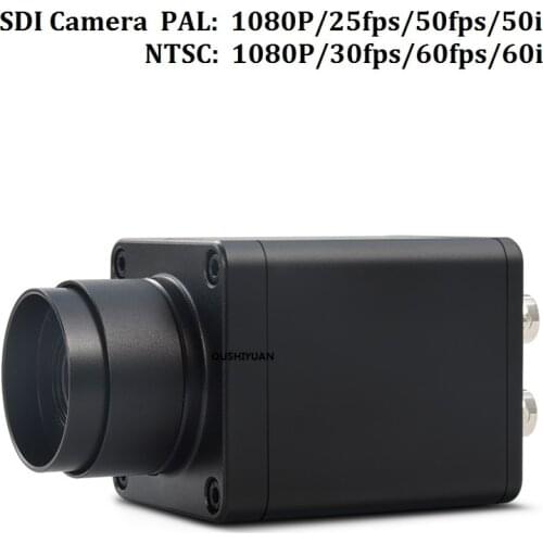 CCTV Industrial 3G SDI 2.0MP NTSC:1080P/30fps/60fps/60i PAL:1080P/25fps/50fps/50i Security Box Mini No Distortion SDI Camera