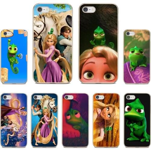 Housing For Xiaomi Redmi 2 S2 3 3S 4 4A 5 5A 5 6 6A 7A 9 9T 9C 9A Pro Pocophone F1 Tangled-Rapunzel-Chameleon-Pascal-Poster