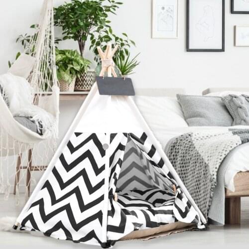 Dog Bed Cat Bed With Cushion Luxery Portable Dog Tents Pet Houses Pet Tent Dog House Indoor Outdoor Pets Sleeping Bed