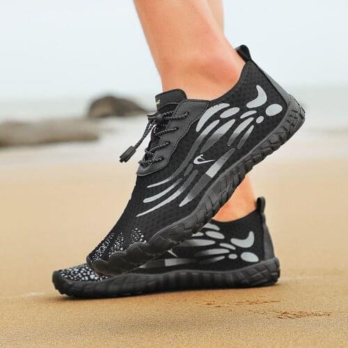 Summer Men Aqual Water Shoes Swimming Proofwater Sports Shoes Breathable Flexible Fitness Sneakers Quicky Dry