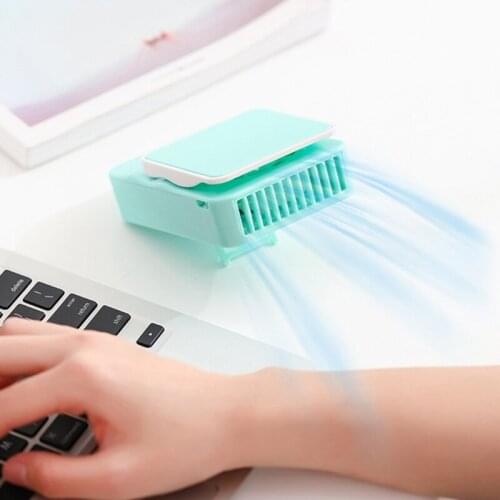 M2EE Portable Wearable Hanging Neck Fan Waist Clip Fan 3 Gears Low Noise Super Long Run Time w/ Adjustable Lanyard for Travel