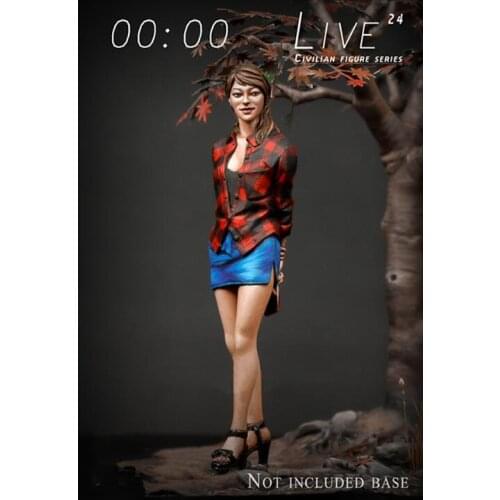 1/24 Scale Unpainted Resin Figure Live 24 GK figure