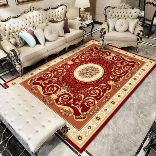 Nordic household carpet with simple geometry living room coffee table blanket modern bedroom bedside blanket