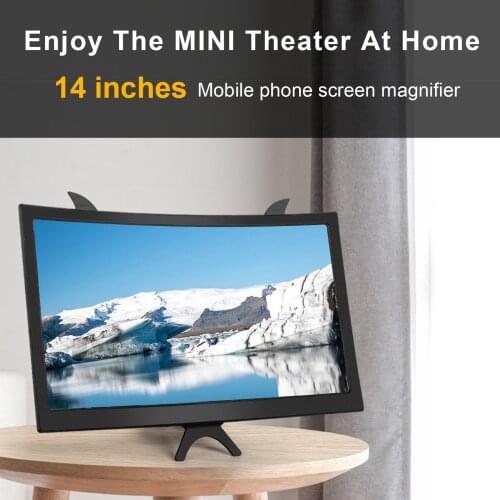 2021 New Mobile Phone Screen Magnifier 3D Enlarger Magnifying Video Amplifier Projector Bracket Desktop Holder Stand For Phone