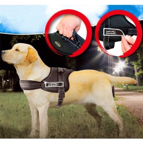 New Hot Sell Luxury Pet Dog Harness For Large Dogs High Quality Cotton Nylon Harness Leash Rope Collars Size S-XL Free Shipping