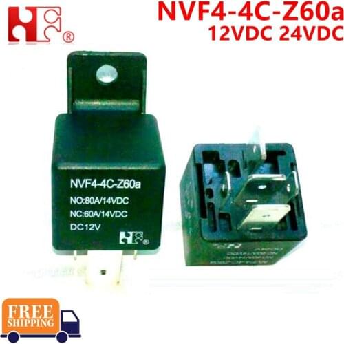 HF RELAY NVF4-4C-Z60a 12VDC 24VDC Brand new and original relay