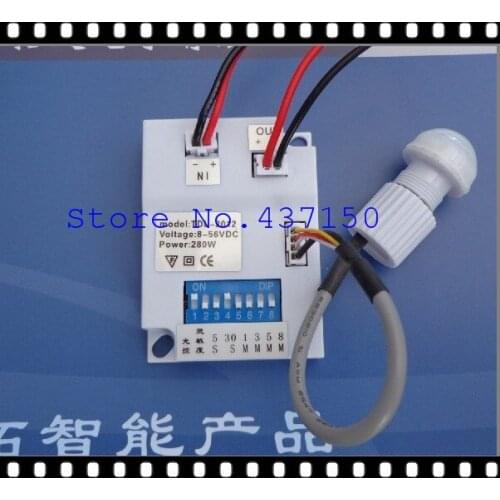 Body sensor switch Infrared sensor switch module 8V-100V wide voltage design