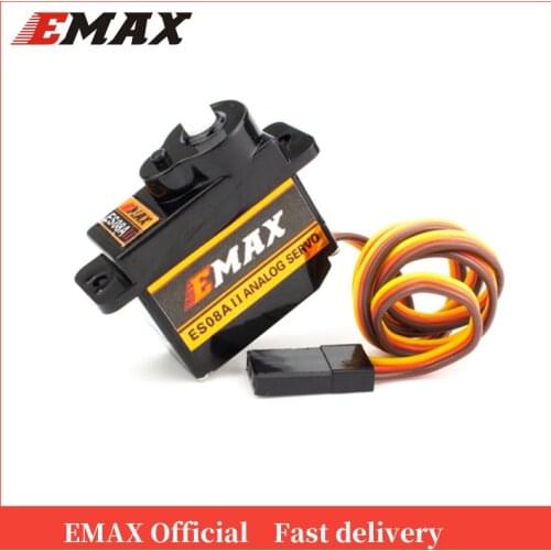 Gift Official EMAX ES08A II Micro Servo Plastic Gear 1.8kg/Sec For RC Models