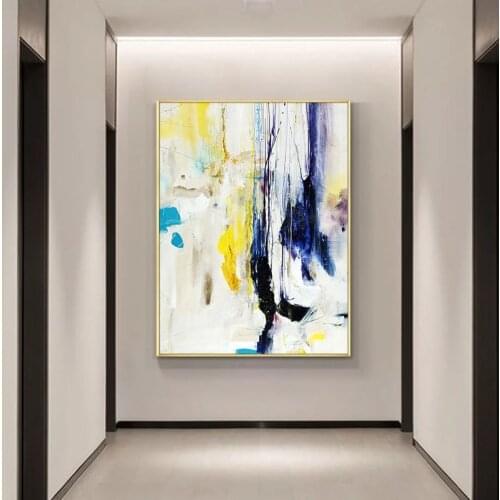 Hand Painted Canvas Oil Paintings Abstract Modern Home Decoration Paintings Wall Art For Living Room Ornaments Painting