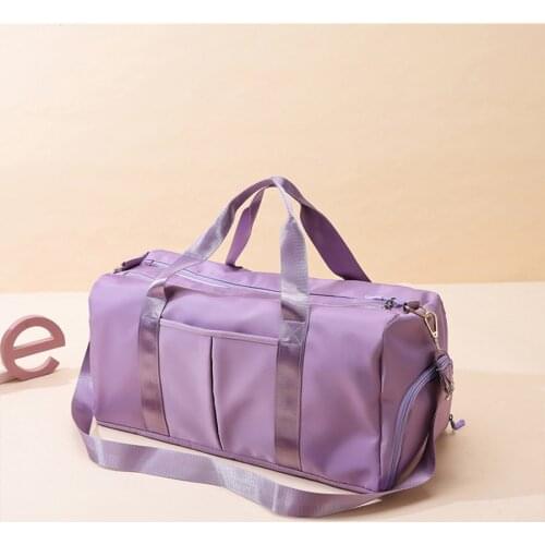 Oxford Sports Gym Bags Men Women Training Fitness Travel Handbag Yoga Mat Sport Bag With Shoes Compartment Outdoor Waterproof