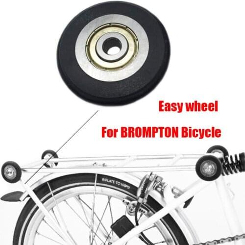 Bike Accessories Bicycle Bearing Plastic Easy Wheel Triangle Roller Bike Parts Repair Tools For Brompton