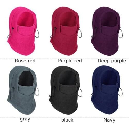Winter Outdoors Cycling Windbreak Flying Tiger Hat Catch Down Headgear CS Hats Mask Thickening Keep Warm Hat Mask