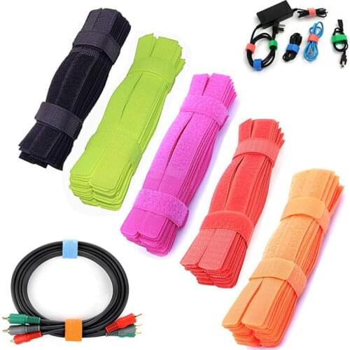 10pcs Colored Cable Winder Wire Organizer Cable Earphone Holder Cord Wire Management Cable Protector