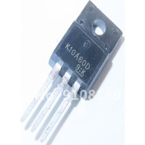 10PCS/LOT K10A60D TK10A60D TO-220F 600V 10A Triode transistor In Stock