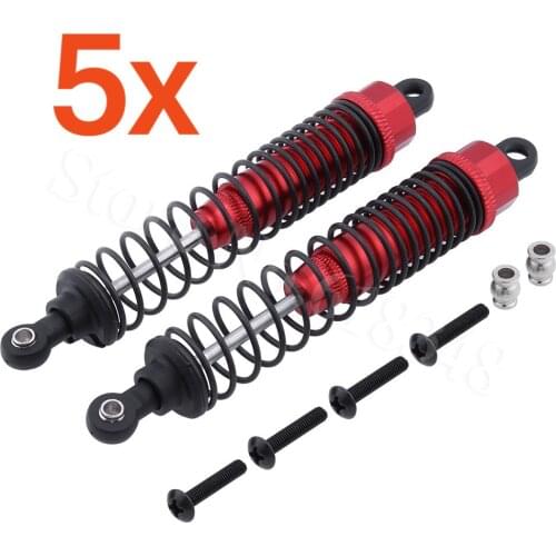 10PCS Oil Filled Alum Rear Shock Absorber For RC 1:10 Himoto E10XT E10XTL E10MT E10MTL E10XB E10XBL Spare Parts 33006G
