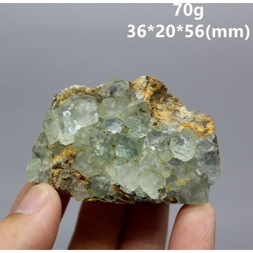 100% Natural Transparent fluorite mineral specimens Stones and crystals Healing crystal quartz free shipping