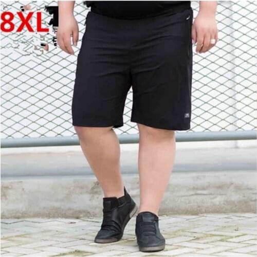 10XL 8XL 6XL 5XL Casual Shorts Men Breathable Shorts Male Elastic Waist Beach Shorts Mens Knee Length Jogger Board Shorts Homme