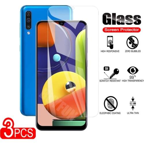 3pcs Tempered Glass For Samsung Galaxy A31 Screen Protective Film For samsung A9 2018 A9 Pro Premium Glass Protectors