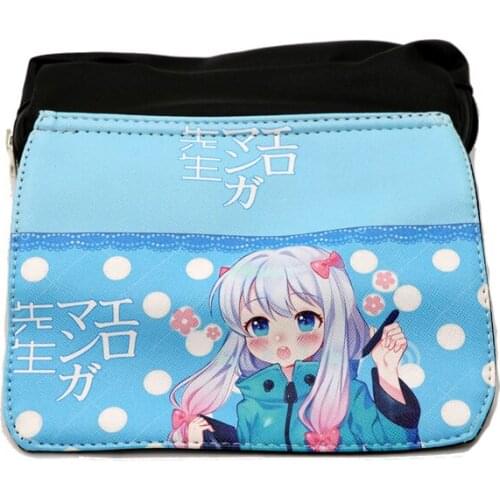 Anime Eromanga Sensei Cartoon Pencil Case Izumi Sagiri Double-zipper Cosmetic Cases for Boy or Girl Gift