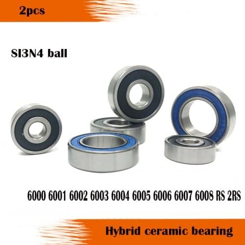 6000 6001 6002 6003 6004 6005 6006 6007 6008 RS 2RS hybrid ceramic SI3N4 ball deep groove ball bearing bike Bicycle parts