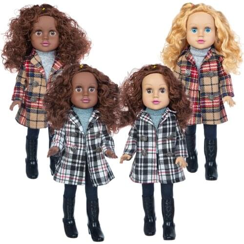 48cm dolls silicone viny beautify girl born poupee boneca baby soft toy gift todder