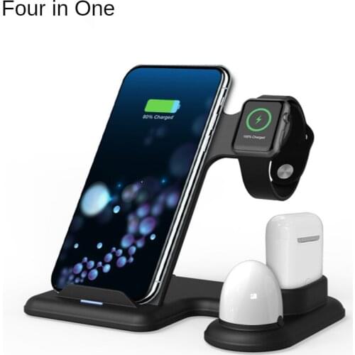 15W Fast Charging Vertical Multi-function, Suitable for Apple Watch Mobile Phone Headset Three-in-one Wireless Charger Bracket