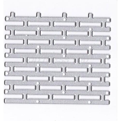 Wall Brick Metal Cutting Dies Stencil DIY Scrapbooking Album Stamp Paper Card Embossing Crafts Decor Drop Shipping