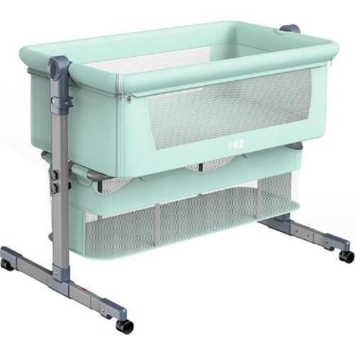 Multifunctional baby crib can be docked bed Double layer Game bed folding chile crade travel beds
