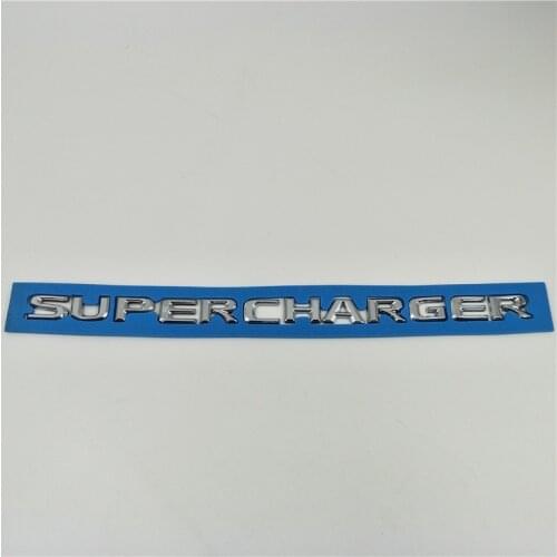 For Lexus LX570 Supercharger Door Emblem Letter Sticker Side Fender Logo Decals