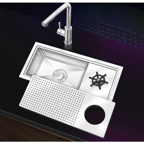 NSSXB5826 Cup Washer with Sink 304 Stainless Steel Glass Rinser For Beer Tea Milk Bar Counter Kitchen Cup Washer For Hotel Bar