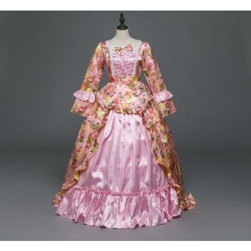 New Gothic Period Masquerade Dress Holiday Marie Antoinette Prom Gown Victorian Rococo Renaissance Princess Costumeren
