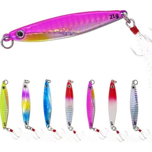 Fishing Lure Lure IMA Iron Plate 7g / 14/17 / 21g Long Cast Shore Cast Small Iron Lure Lure Mackerel Perch Fishing Lure Set