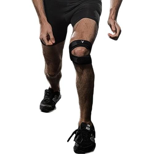 Veidoorn 1 PCS Adjustable Patella Support Professional Knee Support Adjustable Knee Brace Knee Protector Guard Sports