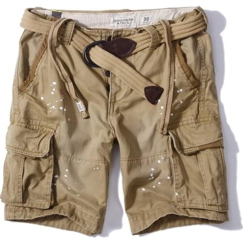 2021 New Mens Cotton Summer Shorts Comfortable Casual Camouflage Shorts Fashion Cargo Pants with Belt Sporty Overalls