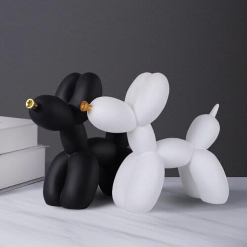 Modern Simple Balloon Dog Decoration Creative Living Room Porch TV Cabinet Resin Home Decoration