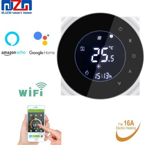 MJZM 16A-6000-WiFi Thermostat Temperature Control Remote WiFi Digital Room Heating Thermostat for Electrical Floor Regulator