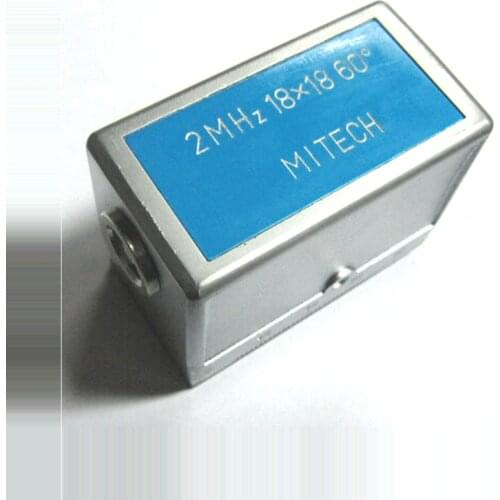 4MHz 18x18MM 60 degree Angle Beam Probe Transducer For Mitech Ultrasonic Flaw Detector MFD350B MFD500B MFD650C MFD800C
