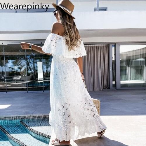 Wearepinky Off-the-shoulder Summer Dresses