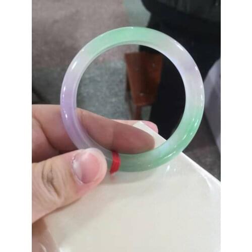 Jewelry natural Burmese jadeite ice green bracelet elegant princess bracelet gift for friend jade jewelry women bangle bangles