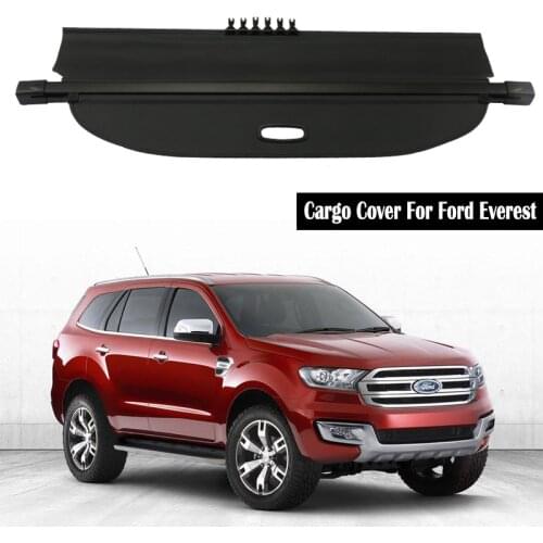 Rear Cargo Cover For Ford Everest 2015 2016 2017 2018 2019 privacy Trunk Screen Security Shield shade Auto Accessories
