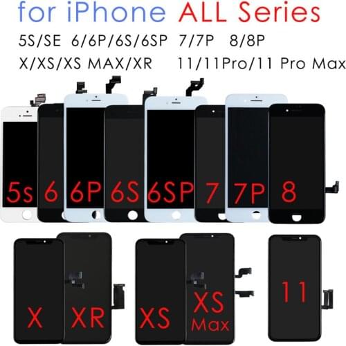 AAA LCD Display For iPhone 8 7 6s 6 Plus Touch Screen LCD Pantalla Replacement For iPhone 6s 7 8 6 5s Display Digitizer Assembly