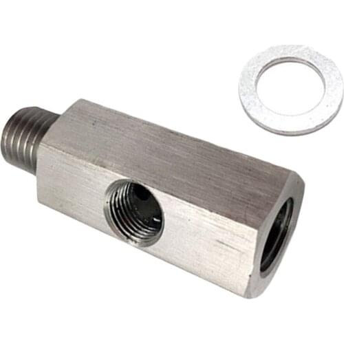 1/8 '' NPT Male To Female Connection To Oil Pressure Sensor Turbo Adapter M12x1.5