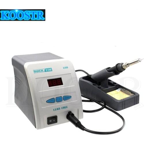 220V Lead-free digital display welding table QUICK236 electric welding machine rapid warming digital welding machine