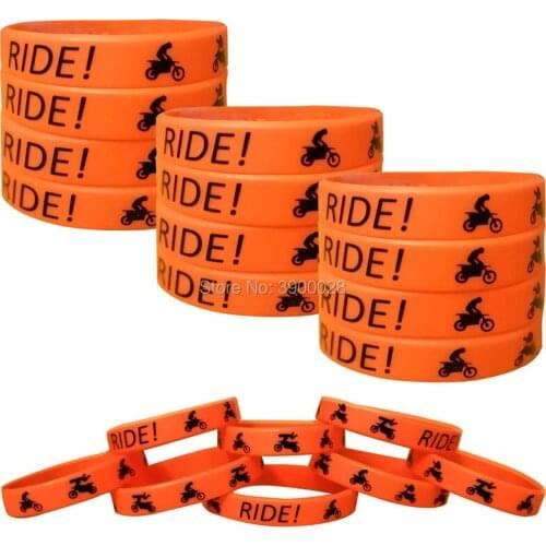 300pcs Dirt Bike Party Favors silicone wristband Personalized Rubber bracelets Sports Gifts shipping by DHL A