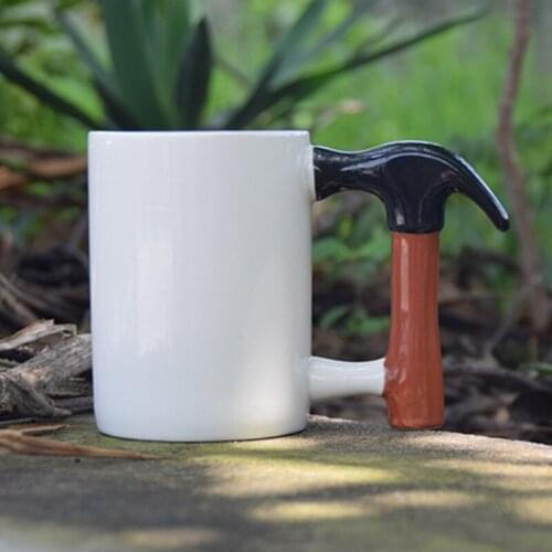 320ML Creative Simple Axe Hammer Cup personality ceramic mug cup