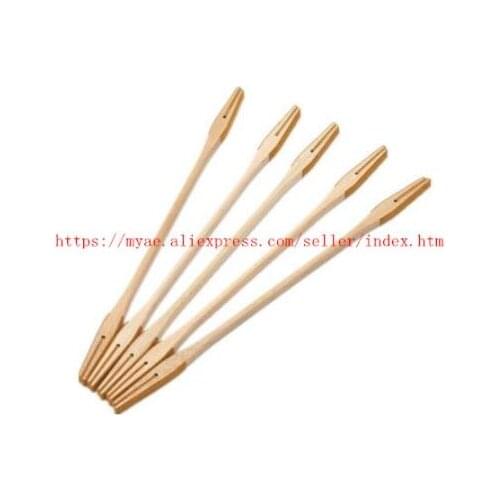 5PCS piano tuning tools, medium and high pitch wood stops, suede wood stops
