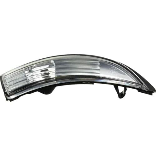 White Reversing Mirror Steering Lamp Rearview Mirror Steering Lamp Without Bulb Suitable For 2008-2016 Ford Fiesta Mk8