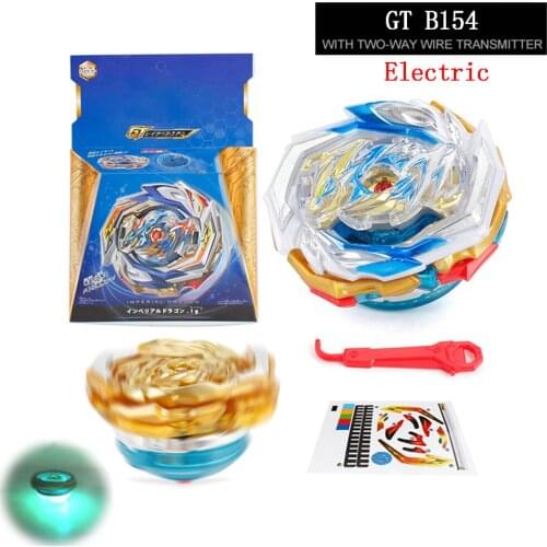 Beybleyd Burst GT Series Metal Fusion Electric Gyroscope Toys B154 with Two-way Launcher and LED Light Toys for Children
